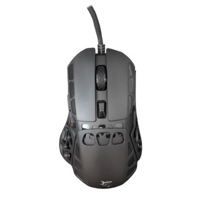 Miš WHITE SHARK Ector, RGB, optički, 12400dpi, crni