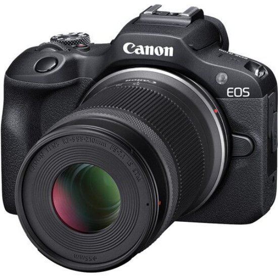 Digitalni fotoaparat CANON EOS R100 18-45 + 55-120, 25.8 Mpx, UHD 4K, crni