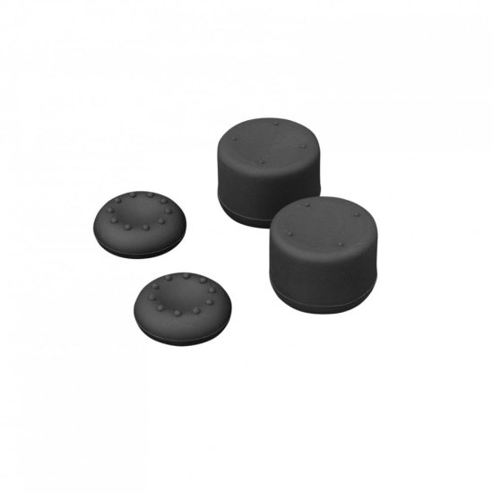 Silikonski nastavci WHITE SHARK Wheezer, za PS5 gamepad, crni