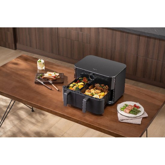 Friteza na vrući zrak XIAOMI Dual Zone Air Fryer 10 l, 2700 W, crna