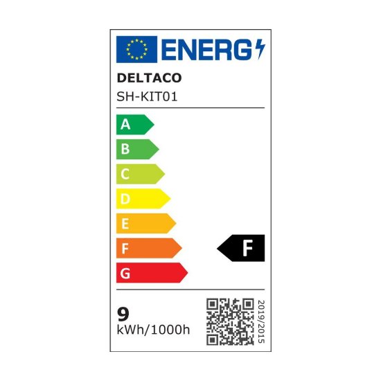 Pametni set DELTACO Starter Kit 1, 2x žarulja, 1x utičnica