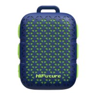 Slika Zvočnik HIFUTURE Pocket S, bluetooth, vodoodporen, 5W, modro-zelen