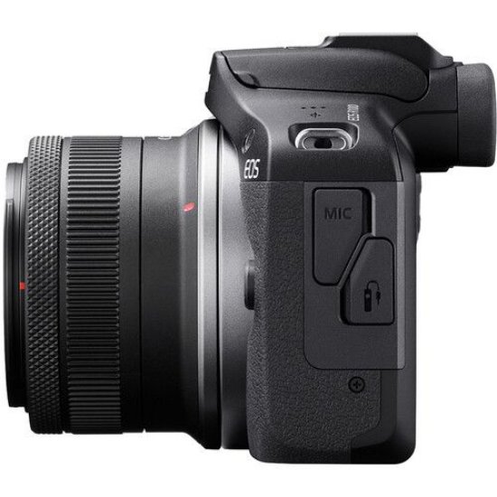 Digitalni fotoaparat CANON EOS R100 18-45 + 55-120, 25.8 Mpx, UHD 4K, crni