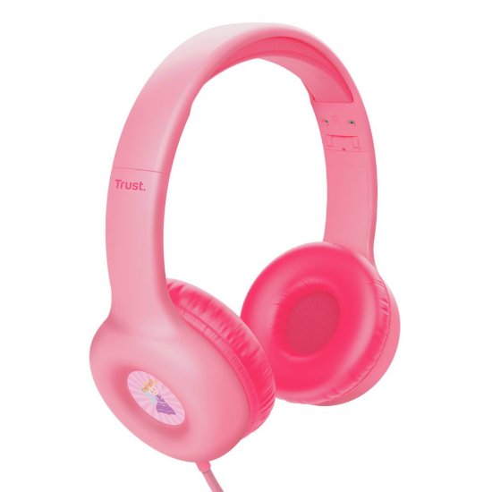 Slušalice TRUST Nouna, dječje, 3.5mm, roze