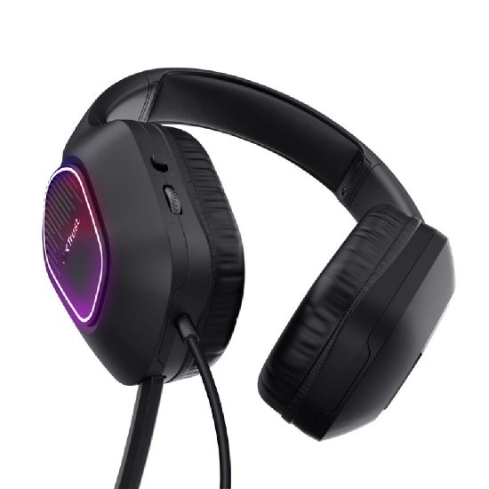 Slušalice TRUST GXT 416 Zirox, LED, USB i 3.5mm, crne