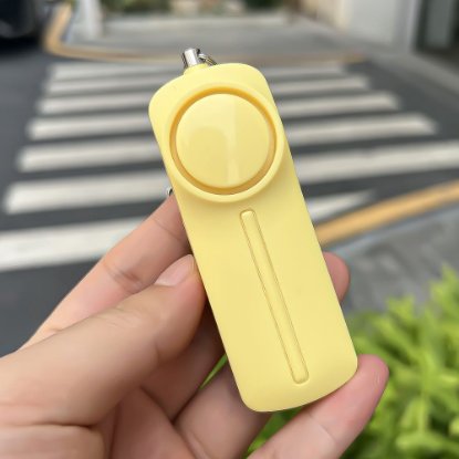 Osobni alarm ARIZA AF-9400, privjesak, LED svjetlo, žuti