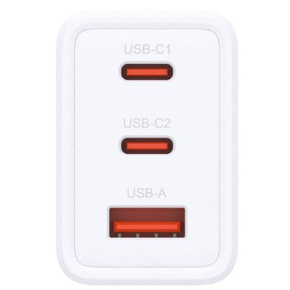 Kućni punjač D-LINK DCP-651, 65W, 2xUSB-C, 1xUSB-A, QC, PD, bijeli