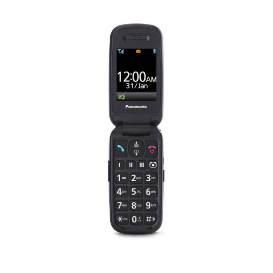 Klasični mobitel PANASONIC KX-TU446EXG, flip, preklopni, sivi
