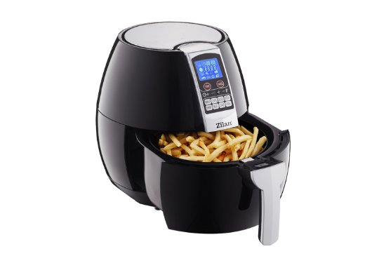 Friteza na vrući zrak ZILAN ZLN3604, 1500W, 3,5l, crna