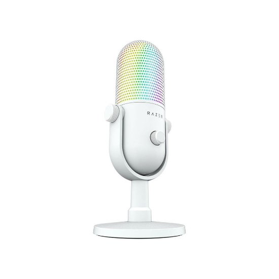 Mikrofon RAZER Seiren V3 Chroma, RGB, stolni, bijeli