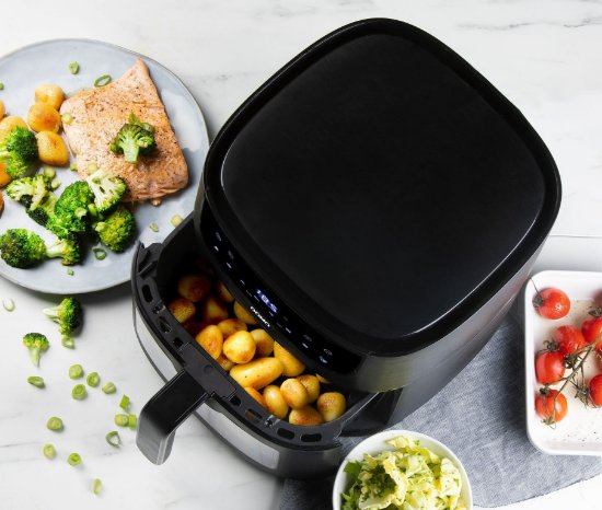 Friteza na vrući zrak DOMO DO540FR, 1500 W, 6 l, 1.5 kg, crna
