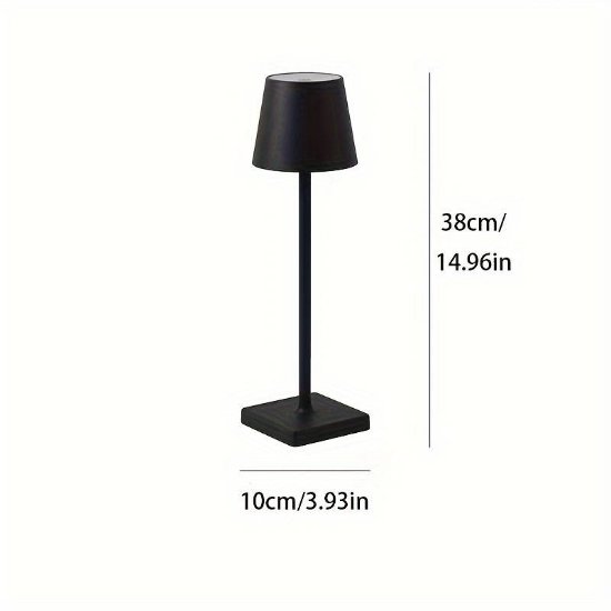 LED lampa Modern Nordic LED Touch, baterija, siva