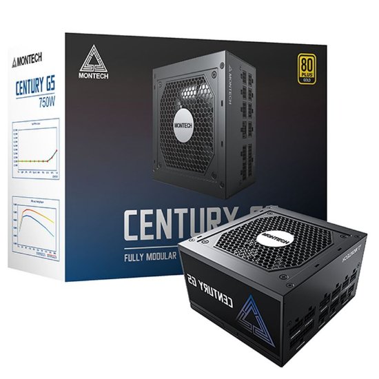 Napajanje 750W, MONTECH Century G5 750, ATX, modularno, 120mm vent. 80+ Gold