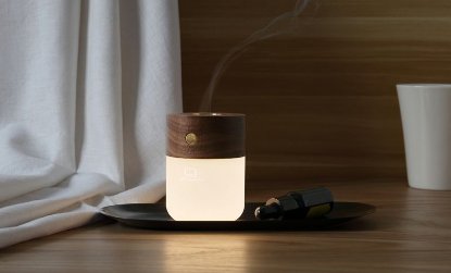 Stolna svjetiljka GINGKO Smart Diffuser Lamp, sa difuzorom, tamno smeđa