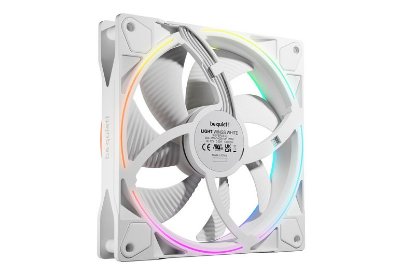 Ventilator BE QUIET Light Wings Reverse, PWM, RGB, 140mm, 1300 okr/min, bijeli