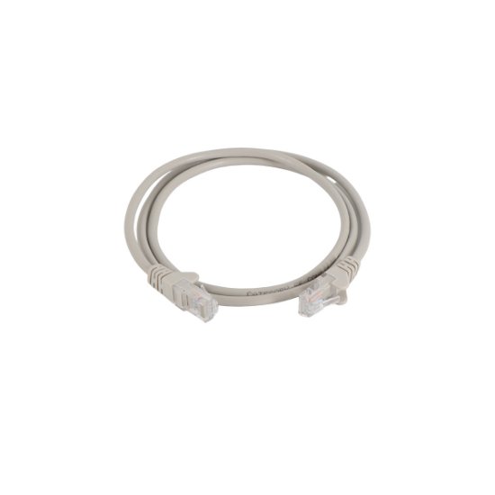 Kabel OCTIO, patch CAT5e, U/UTP, sivi, 1m
