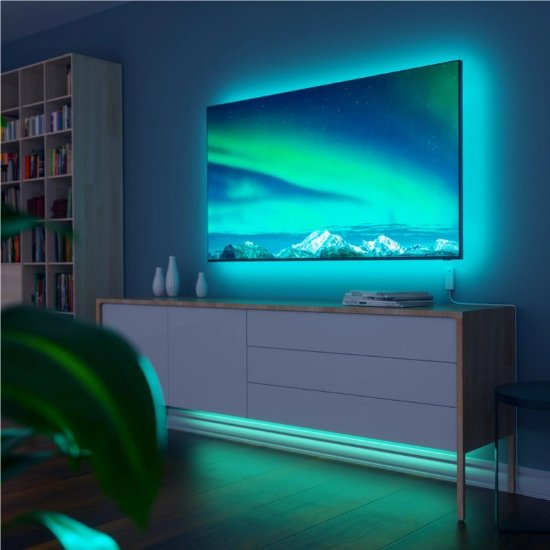 Produžetak za LED fleksibilnu traku NANOLEAF, 1m, 1600Lm, 30W, 2700K-6500K, 120V-240V, bijela
