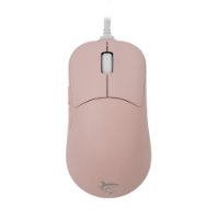 Miš WHITE SHARK Graphene, optički, 12400dpi, rozi