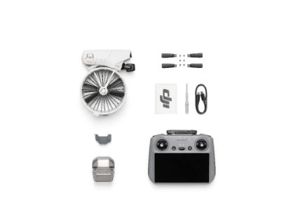 Dron DJI Flip (DJI RC 2), 4K UHD kamera, 3-axis gimbal, vrijeme leta do 31min, upravljanje daljinskim upravljačem, sivi
