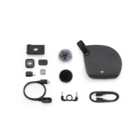 Mikrofon DJI Mic 3 (1 TX + 1 RX), bežični, crni