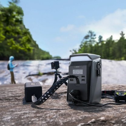 Energetska stanica ECOFLOW Trail Plus 300 DC, 288Wh, 300W, siva