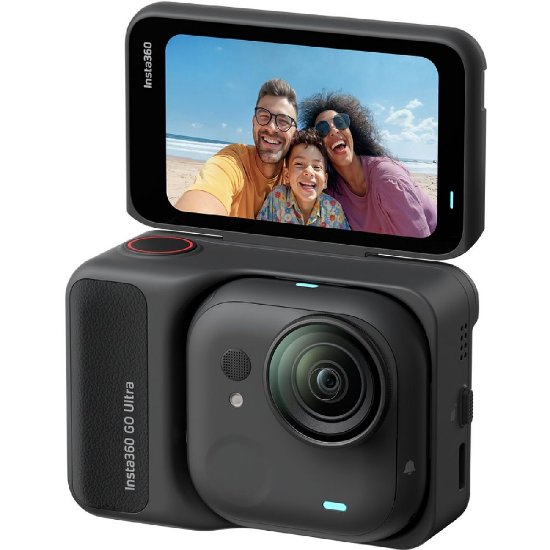 Sportska digitalna kamera INSTA360 GO Ultra, 8K, crna, Standard Bundle