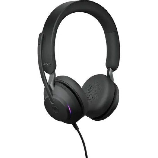 Slušalice JABRA Evolve2 40 SE MS, on-ear, Stereo, USB-C, crne