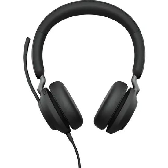 Slušalice JABRA Evolve2 40 SE MS, on-ear, Stereo, USB-C, crne
