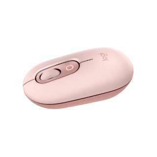 Miš LOGITECH POP, optički, bežični, USB, BT, 1000dpi, rozi