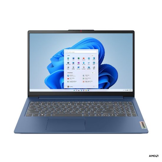 Laptop LENOVO IdeaPad Slim 3 82XQ010FSC / Ryzen 5 7520U, 16GB, 1TB SSD, AMD Radeon Graphics, 15.6" FHD IPS, bez OS, plavi