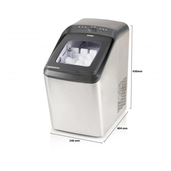 Ledomat DOMO DO9247IB, Ice Maestro, 2,8 l, inox