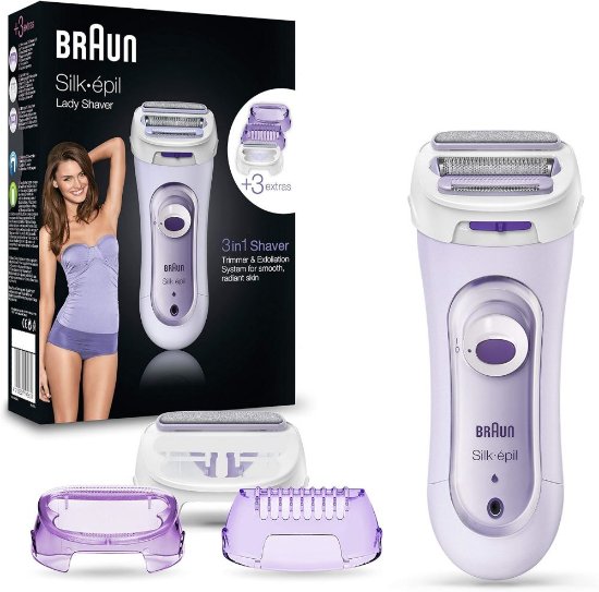 Depilator BRAUN LS 5560, Silk-épil, 3 nastavka