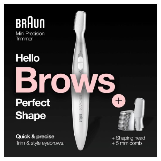 Mini trimer za obrve BRAUN FG1106, precizni trimer