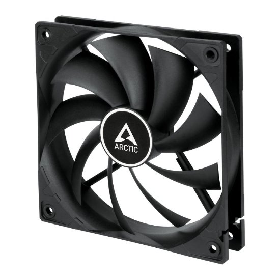 Ventilator ARCTIC F12 Black, 120mm, 1350 okr/min, crni