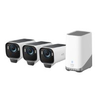 Mrežna nadzorna kamera ANKER EufyCam S3 Pro, 4K UHD, vanjska, 3 kamere i bazna stanica