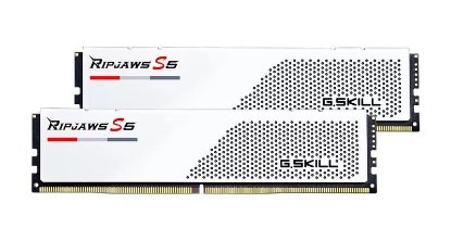 Memorija PC-41600, 32GB, G.SKILL Ripjaws S5, F5-5200J4040A16GX2-RS5W, DDR5 5200MHz, kit 2x16GB