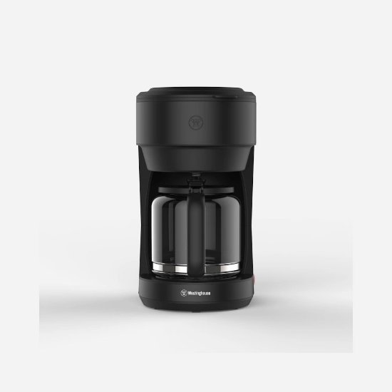 Aparat za kavu WESTINGHOUSE Basic, 1000 W, filter kava, do 10 šalica, 1,25l, crni