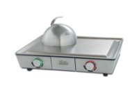 Roštilj električni SOLIS SOL 97928, 2x1000 W, 49x39 cm, inox