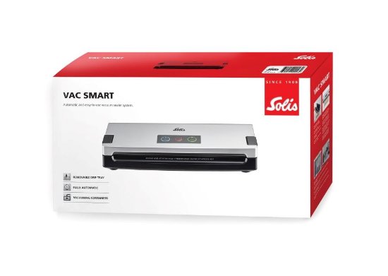 Aparat za vakumiranje SOLIS SOL 92223, 110 W, 0,7 bara, bijelo siva