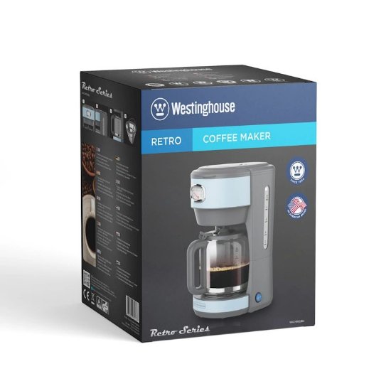 Aparat za kavu WESTINGHOUSE Retro Blue WKCMR621BU, 1000W, plavi