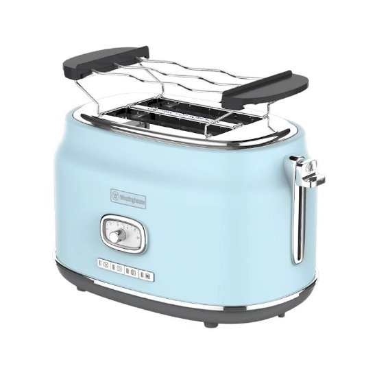 Toster WESTINGHOUSE Retro 2 Slice, 2 utora, 815 W, plavi