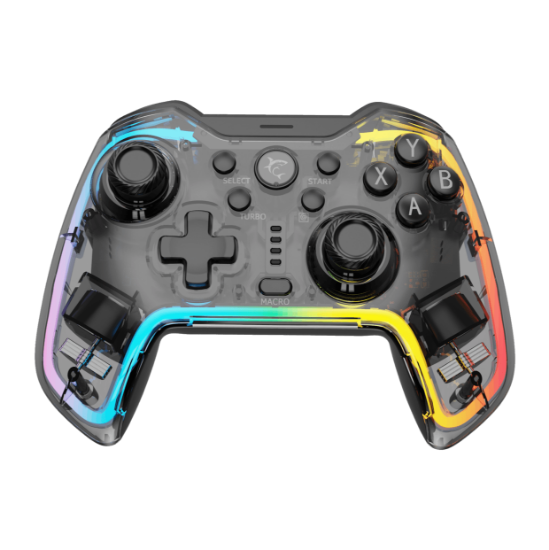 Gamepad WHITE SHARK Praetorian GPW-8040, bežični, PC/PS4, prozirni
