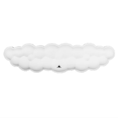 Podloga za miš WHITE SHARK KP-012 Cumulus, za miš i tipkovnicu, XL, bijela