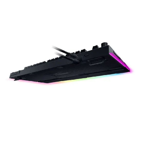 Tipkovnica RAZER BlackWidow V4 Pro, mehanička, Green, RGB, US Layout, crna, USB