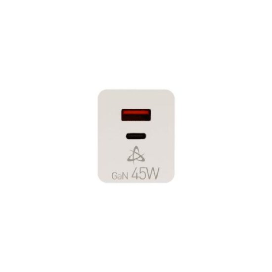 Kućni punjač SBOX HC-45 , USB-C, 45W, GaN, bijeli