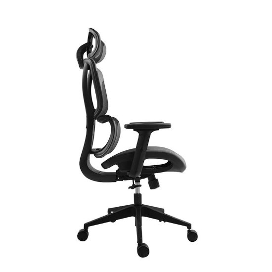 Uredska stolica BIT FORCE Cozy LM-2D, crno-siva