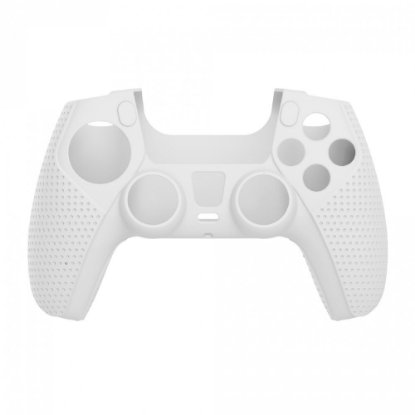 Silikonska navlaka WHITE SHARK Body Lock, za PS5 kontroler, bijela