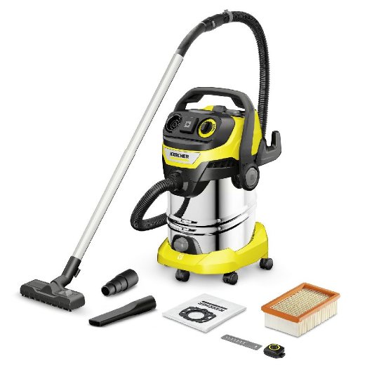 Usisavač KARCHER WD 6 S 30/6/35/T , 30L, 1300W, inox, utičnica
