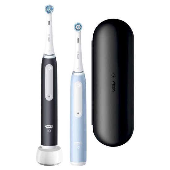 Električna četkica za zube ORAL-B iO3, duopack crno-plava