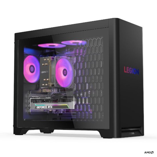 Računalo LENOVO Legion T5 90YJ008XXT / Ryzen 7 7800X3D, 32GB, 1TB SSD, nVidia GeForce RTX 5060 Ti, WiFi, bez OS, crno